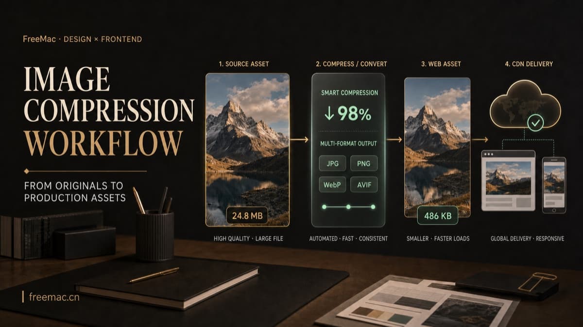 An Image Compression Workflow for Designers and Frontend Developers