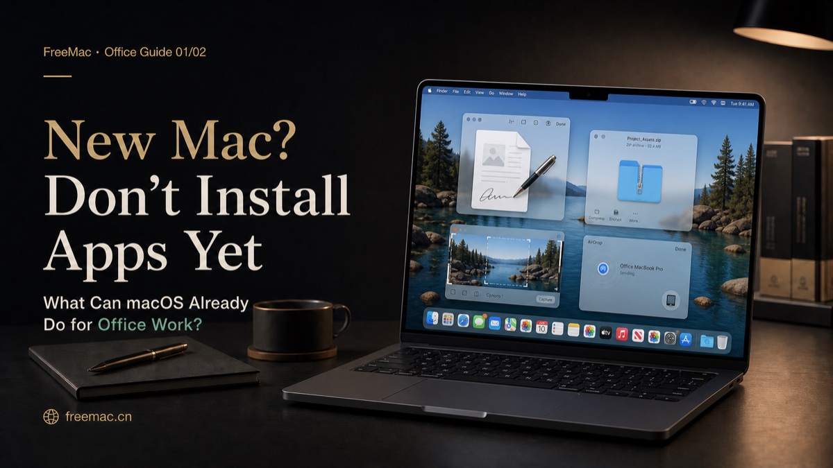 New Mac? Use Built-In Office Tools Before Installing Apps